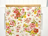 1960s Floral Vintage Wallpaper