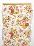 1960s Floral Vintage Wallpaper