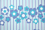 1970s Floral Vintage Wallpaper