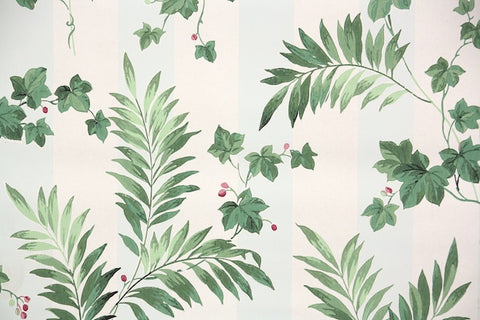 1940s Botanical Vintage Wallpaper