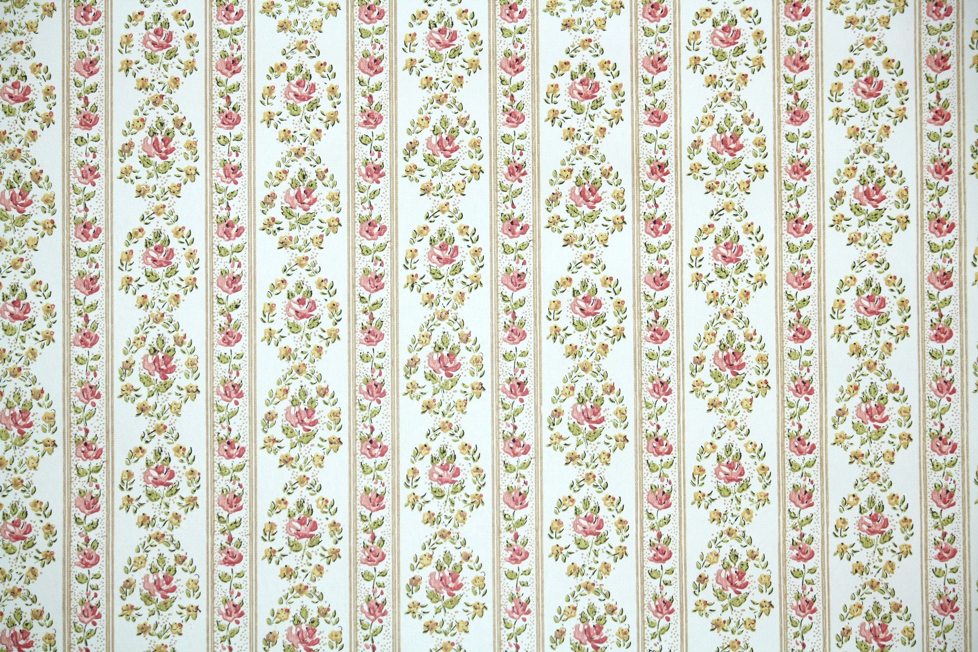 Stripes wallpaper floral vintage hires stock photography and images  Alamy