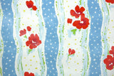 1970s Floral Vintage Wallpaper