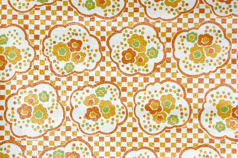 1970s Floral Vintage Wallpaper