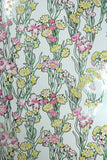 1970s Floral Mylar Vintage Wallpaper