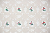 1950s Floral Vintage Wallpaper