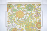 1960s Floral Vintage Wallpaper