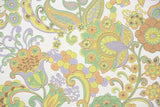 1960s Floral Vintage Wallpaper