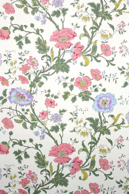 Shes a Wildflower Wallpaper in Rose Pink  Lust Home