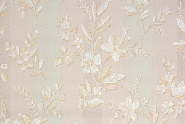 1920s Floral Vintage Wallpaper
