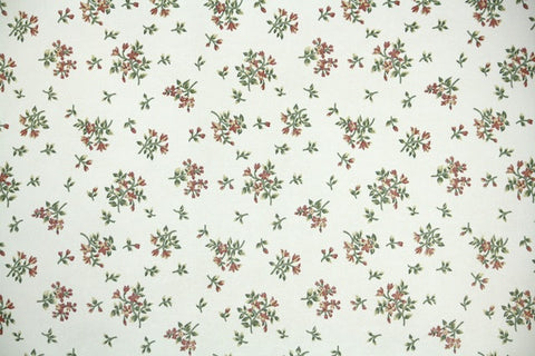 1970s Floral Vintage Wallpaper