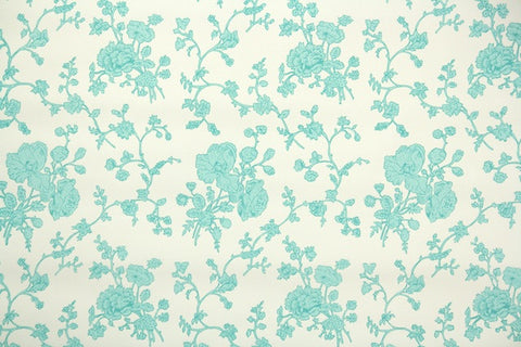 1950s Floral Vintage Wallpaper