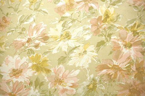 1970s Floral Vintage Wallpaper