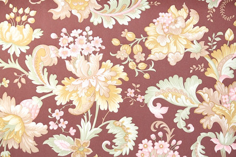 1970s Floral Vintage Wallpaper