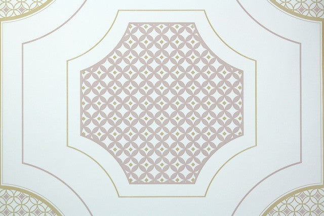 1970s Geometric Vintage Wallpaper
