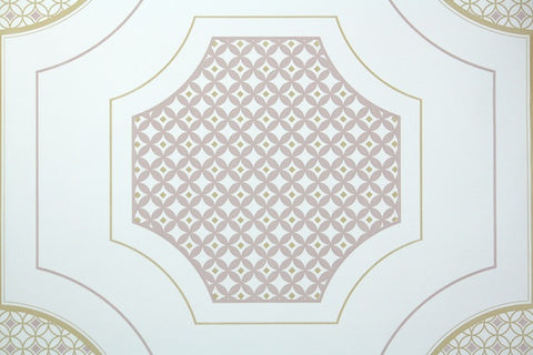 1970s Geometric Vintage Wallpaper